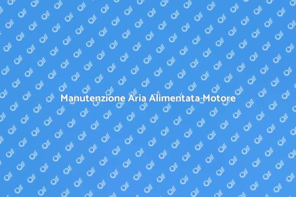 Revisione Cruciale per il Motore