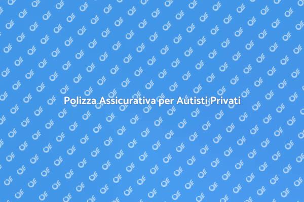 Assicurazione: Sicurezza per Autisti Privati