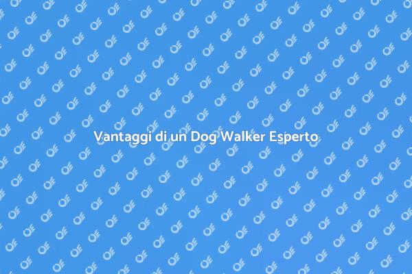Perché Scegliere un Dog Walker Esperto?