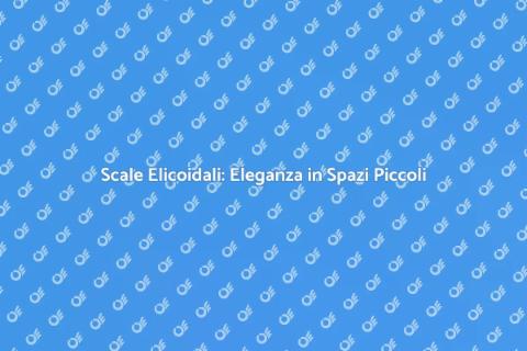 Scale Elicoidali: Design e Funzionalità