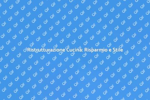 Ristrutturare la Cucina: Scelta Verde