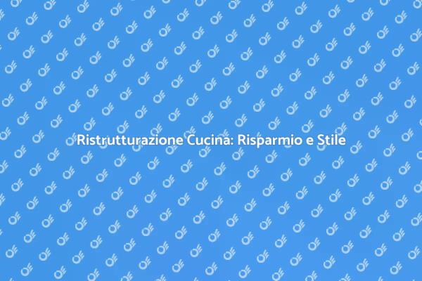 Cucina Ristrutturata: Efficienza e Comfort
