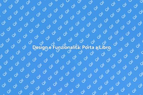 Porta a Libro Moderna: Design e Funzionalità