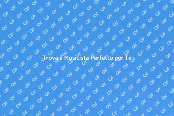 Il Musicista Ideale per Ogni Evento