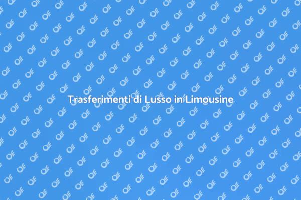 Limousine: Il Tuo Trasferimento di Lusso
