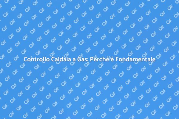Caldaia a Gas: Verifica e Sicurezza