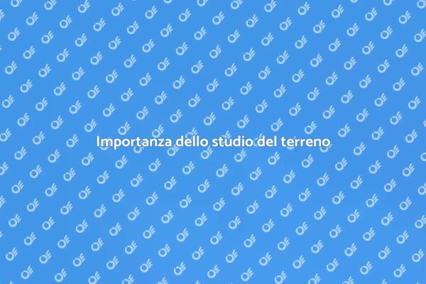Terreno: la base dei progetti edili