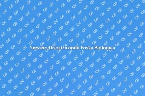 Disostruzione Fossa Biologica Essenziale