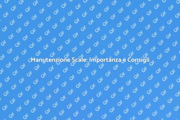 Scale Pulite per un Condominio Accogliente