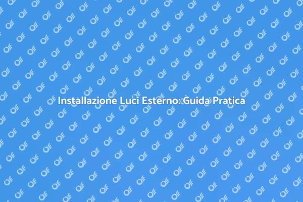 Illumina il Tuo Giardino con Stile