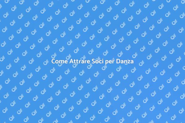 Pubblicità per Associazioni di Danza