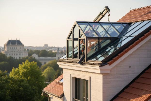 Installare di pensiline per finestre