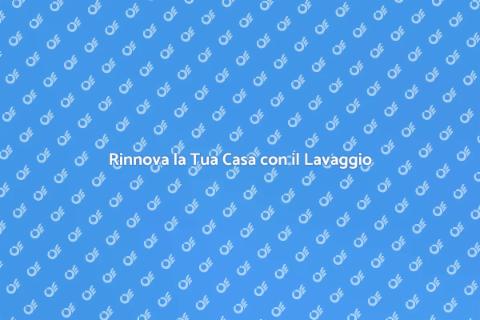 Lavaggio a Pressione per la Casa
