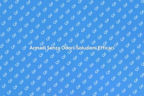 Neutralizza Odori Sgradevoli Armadi