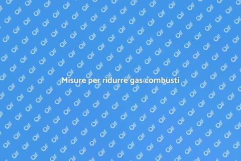 Prevenire emissioni gas combusti
