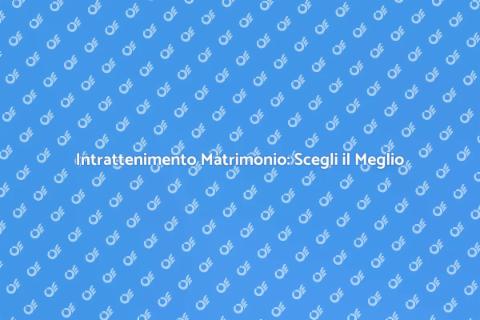 Animatore per Matrimoni: Magia Unica
