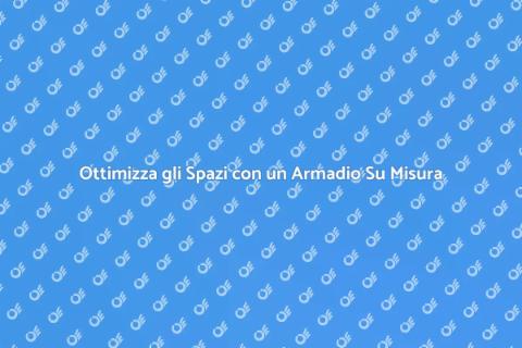 Armadio a muro su misura per spazi unici