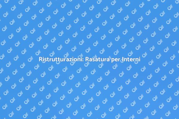 Trasforma i Tuoi Ambienti con Rasatura