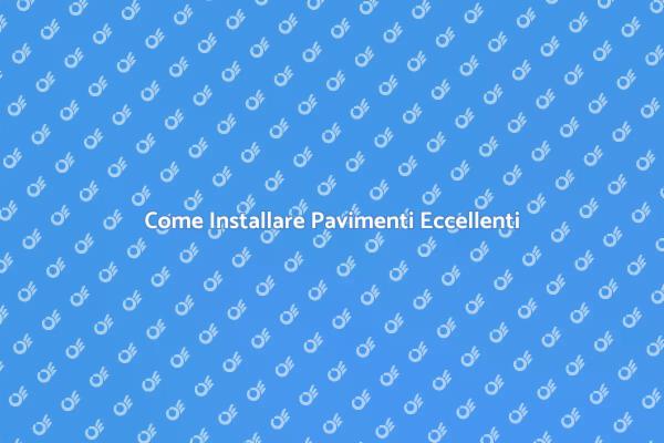 Trasforma il Tuo Spazio con un Nuovo Pavimento