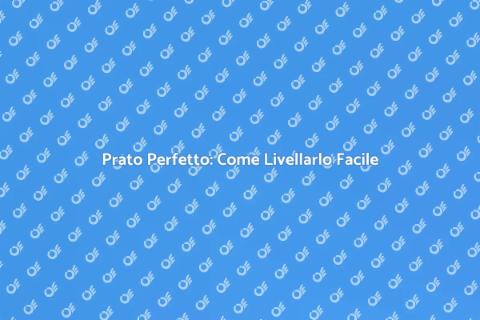 Livellare un Prato Erboso in 5 Passi