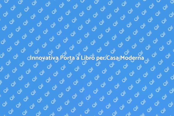 Porta a Libro: Eleganza e Funzionalità