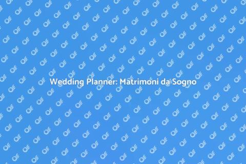 Servizio Wedding Planner per Matrimoni