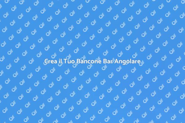 Trasforma il Tuo Spazio con un Bar