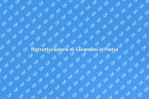 Ristrutturare un Lavandino in Pietra