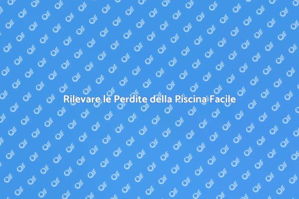 Tecnologie per Monitorare le Perdite