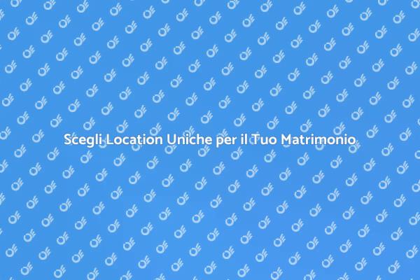 Wedding Planner per Matrimoni Speciali