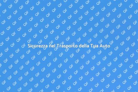 Trasportare Auto con Professionisti