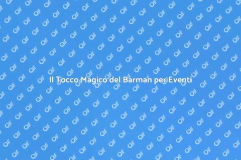 Barman Professionista per il Tuo Evento
