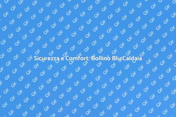 Importanza del Bollino Blu per la Caldaia