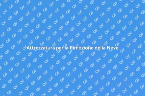 Rimozione Neve: Attrezzatura Essenziale