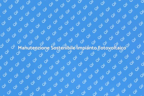 Pulizia Efficiente per Pannelli Fotovoltaici