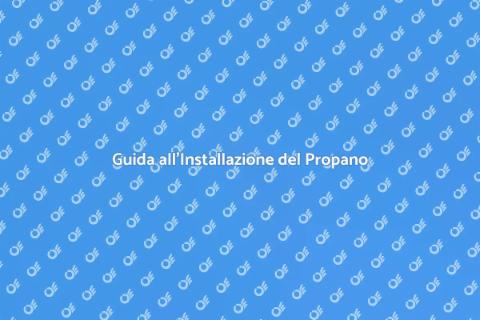 Installare Serbatoio di Propano
