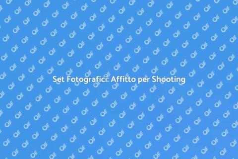 Affittare un Set Fotografico Ideale