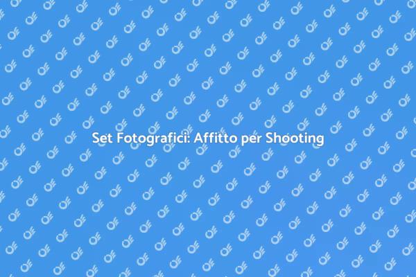 Trova il Set Fotografico Ideale