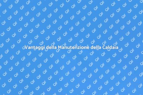 Manutenzione Caldaia a Condensazione