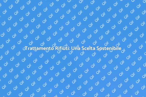 Rifiuti: Installazione Sostenibile Necessaria