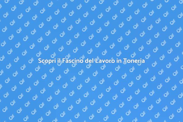 Toneria: Arte e Tecnica in Un Mestiere
