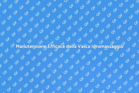 Pulizia e Manutenzione Vasca Idromassaggio
