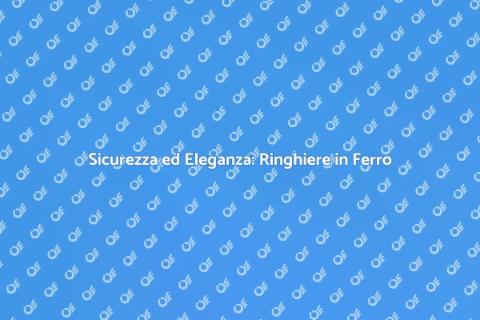 Ringhiere in Ferro per Terrazze