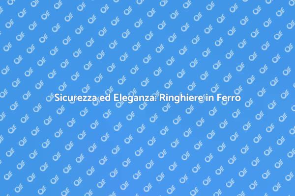 Realizza Ringhiere in Ferro per il Tuo Terrazzo