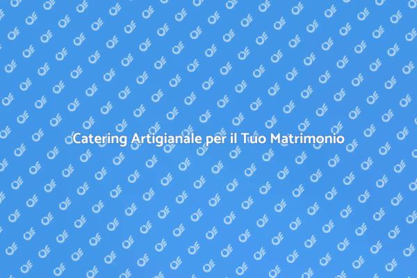 Food Beverage: L'Essenza del Tuo Matrimonio