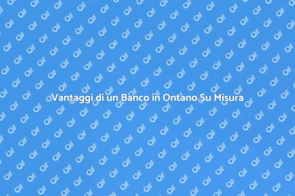Il Tuo Banco da Lavoro Perfetto in Ontano