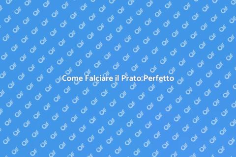 Falciare il Prato: Guida Completa