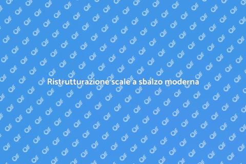 Rinnova scale a sbalzo con stile