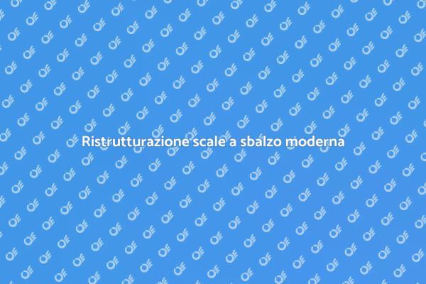 Trasforma le scale a sbalzo in stile