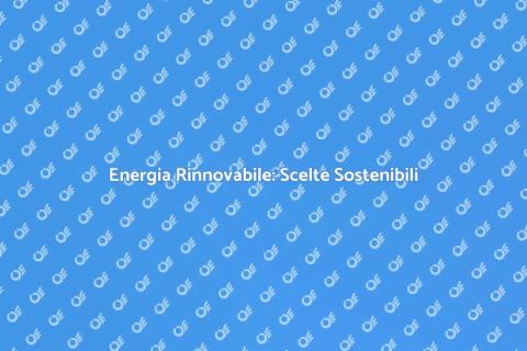 Installazione Energia Rinnovabile